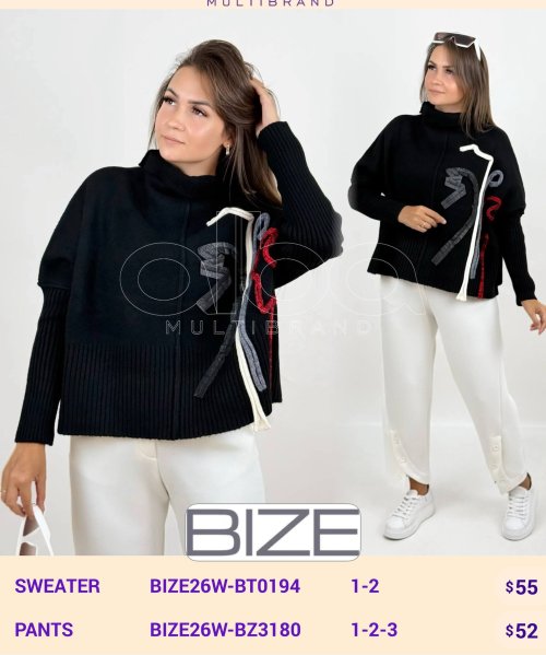 Свитер BIZE (Not specified, модель BIZE26W-BT0194) оптом