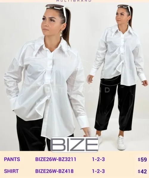Рубашка BIZE (Not specified, модель BIZE26W-BZ418) оптом