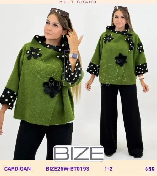 Кардиган BIZE (Not specified, модель BIZE26W-BT0193) оптом
