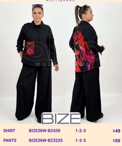 Рубашка BIZE (модель BIZE26W-BZ439) оптом