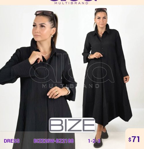 Платье BIZE (Not specified, модель BIZE26W-BZ2188) оптом