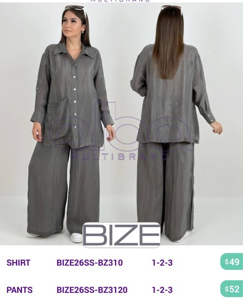 Рубашка BIZE (модель BIZE26SS-BZ310) оптом