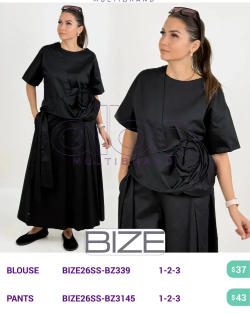Блузка BIZE (модель BIZE26SS-BZ339) оптом