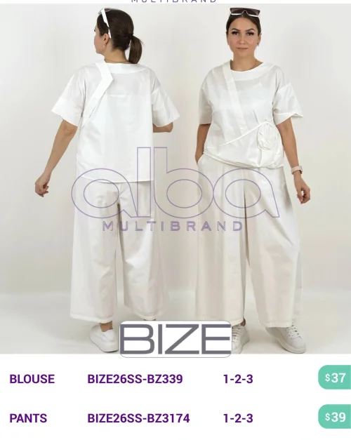 Блузка BIZE (модель BIZE26SS-BZ339) оптом
