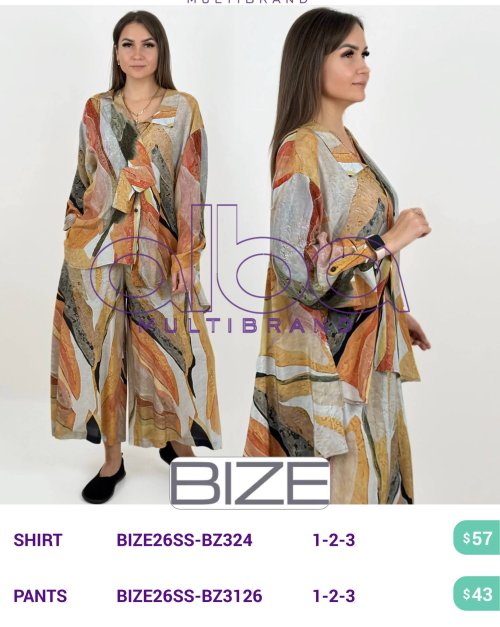 Брюки BIZE (модель BIZE26SS-BZ3126) оптом