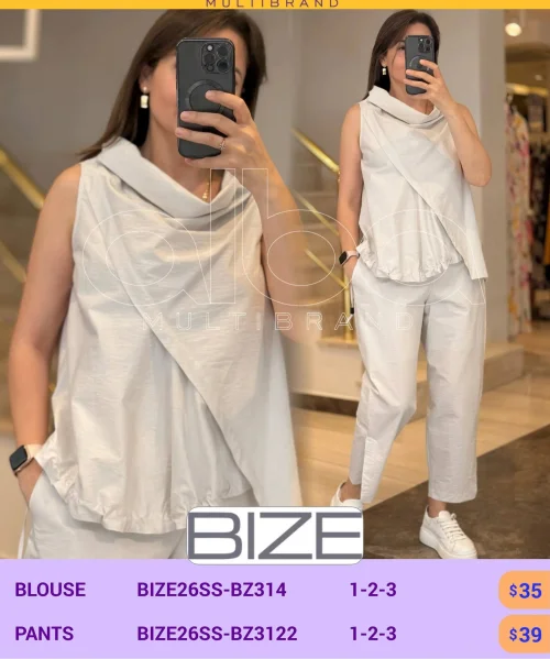 Блузка BIZE (модель BIZE26SS-BZ314) оптом