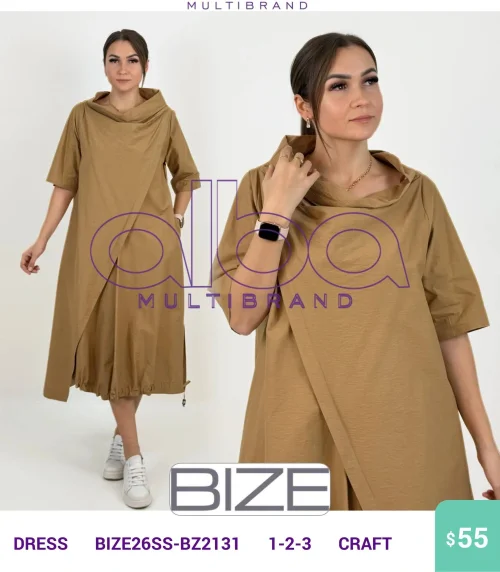 Платье BIZE (CRAFT, модель BIZE26SS-BZ2131) оптом