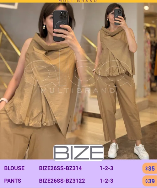 Блузка BIZE (модель BIZE26SS-BZ314) оптом