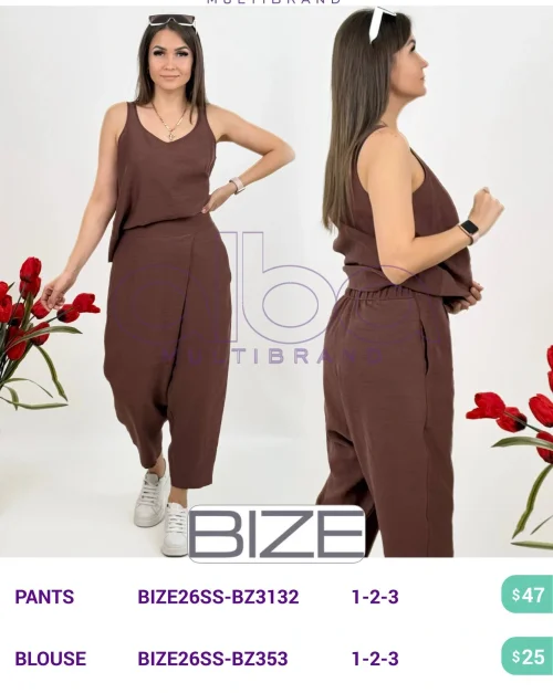 Блузка BIZE (модель BIZE26SS-BZ353) оптом