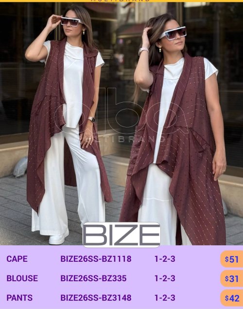 Накидка BIZE (модель BIZE26SS-BZ1118) оптом