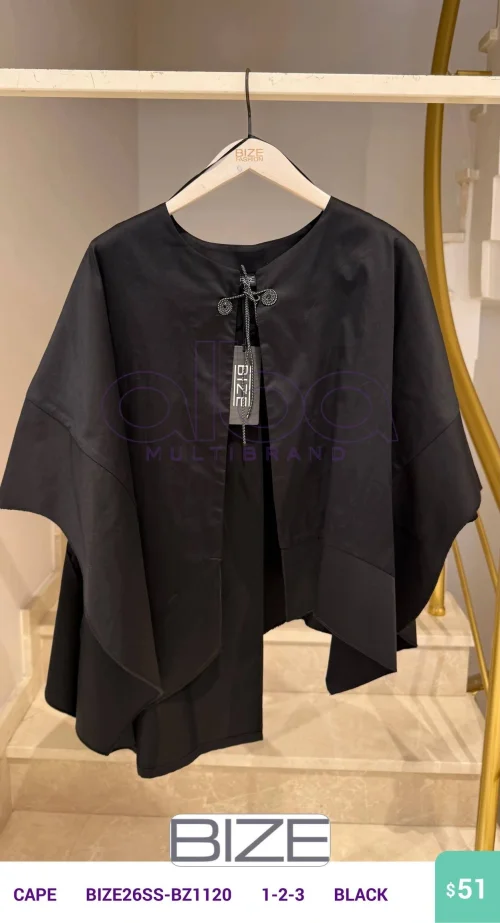Накидка BIZE (Черный, модель BIZE26SS-BZ1120) оптом