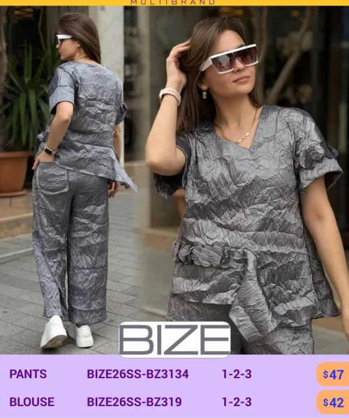 Блузка BIZE (модель BIZE26SS-BZ319) оптом