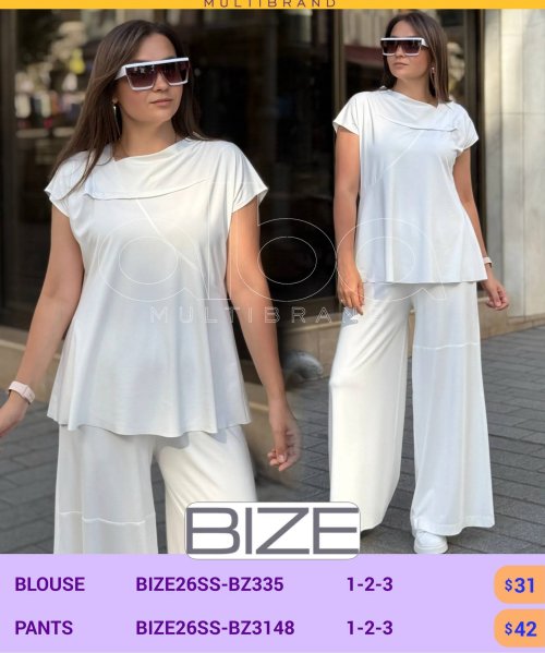 Блузка BIZE (модель BIZE26SS-BZ335) оптом