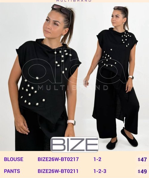 Блузка BIZE (модель BIZE26W-BT0217) оптом