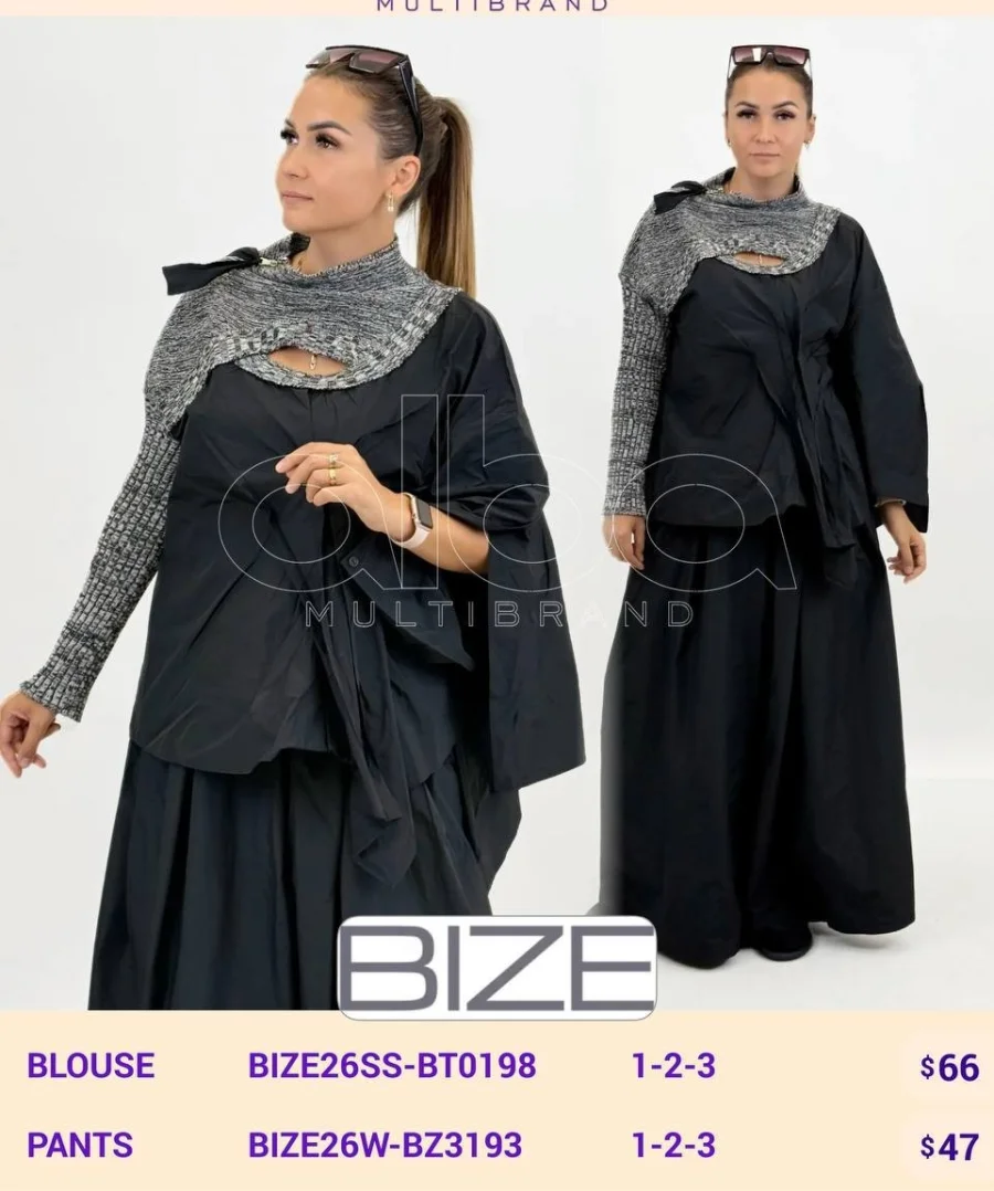 Блузка BIZE (Not specified, модель BIZE26SS-BT0198) оптом