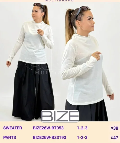 Свитер BIZE (Not specified, модель BIZE26W-BT053) оптом