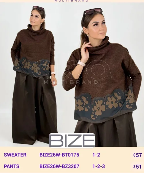 Свитер BIZE (Not specified, модель BIZE26W-BT0175) оптом