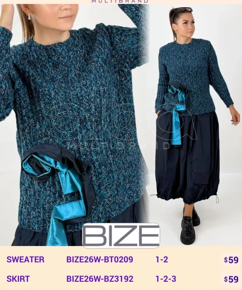 Свитер BIZE (Not specified, модель BIZE26W-BT0209) оптом