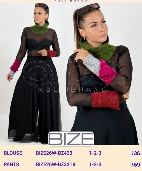 Блузка BIZE (модель BIZE26W-BZ433) оптом