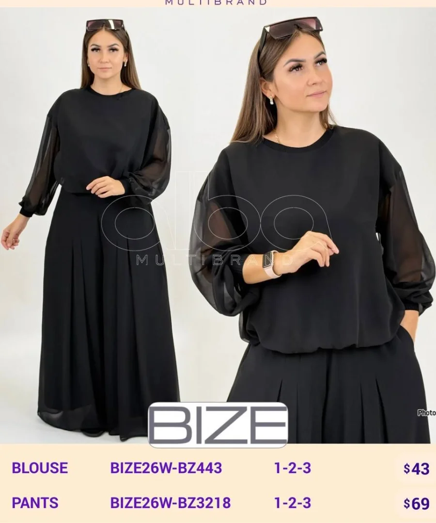 Блузка BIZE (Not specified, модель BIZE26W-BZ443) оптом