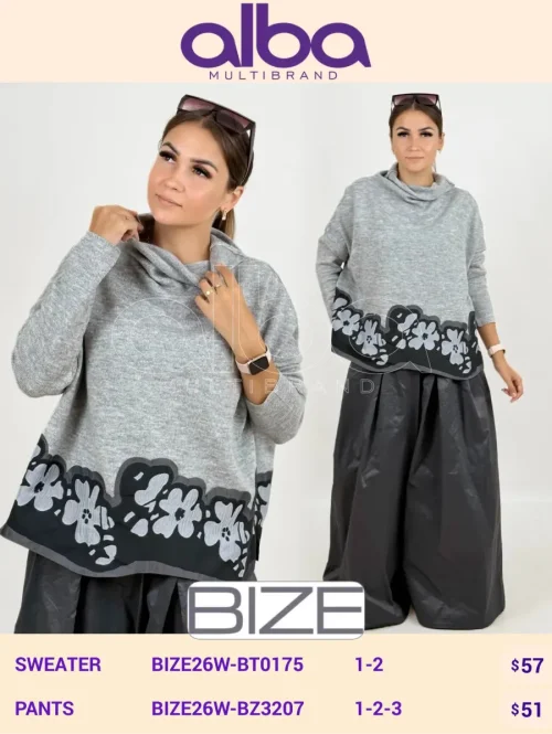 Свитер BIZE (Not specified, модель BIZE26W-BT0175) оптом