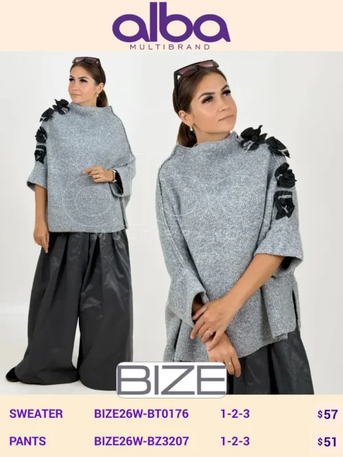 Свитер BIZE (Not specified, модель BIZE26W-BT0176) оптом