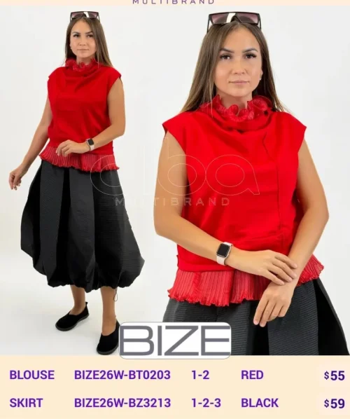 Юбка BIZE (Black, модель BIZE26W-BZ3213) оптом