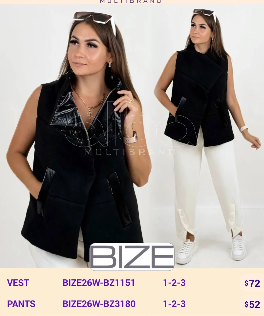 Жилет BIZE (Not specified, модель BIZE26W-BZ1151) оптом