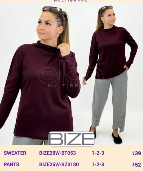 Свитер BIZE (Not specified, модель BIZE26W-BT053) оптом