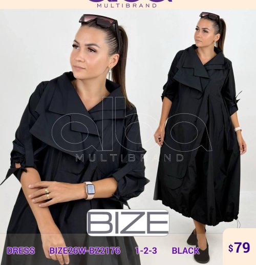 Платье BIZE (Black, модель BIZE26W-BZ2176) оптом