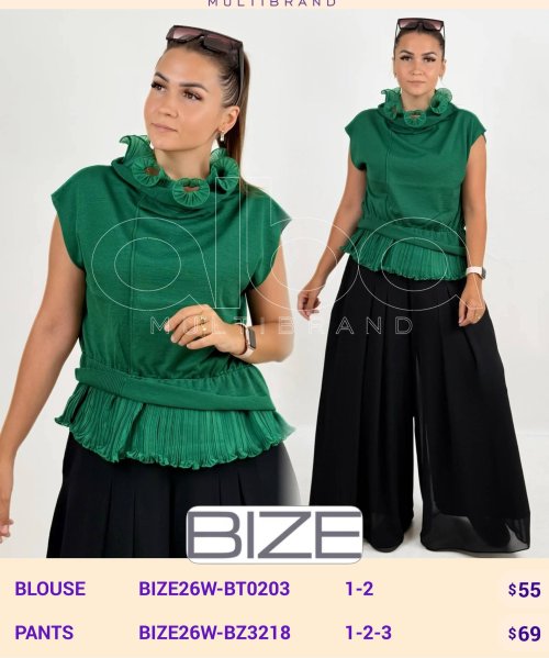 Блузка BIZE (модель BIZE26W-BT0203) оптом