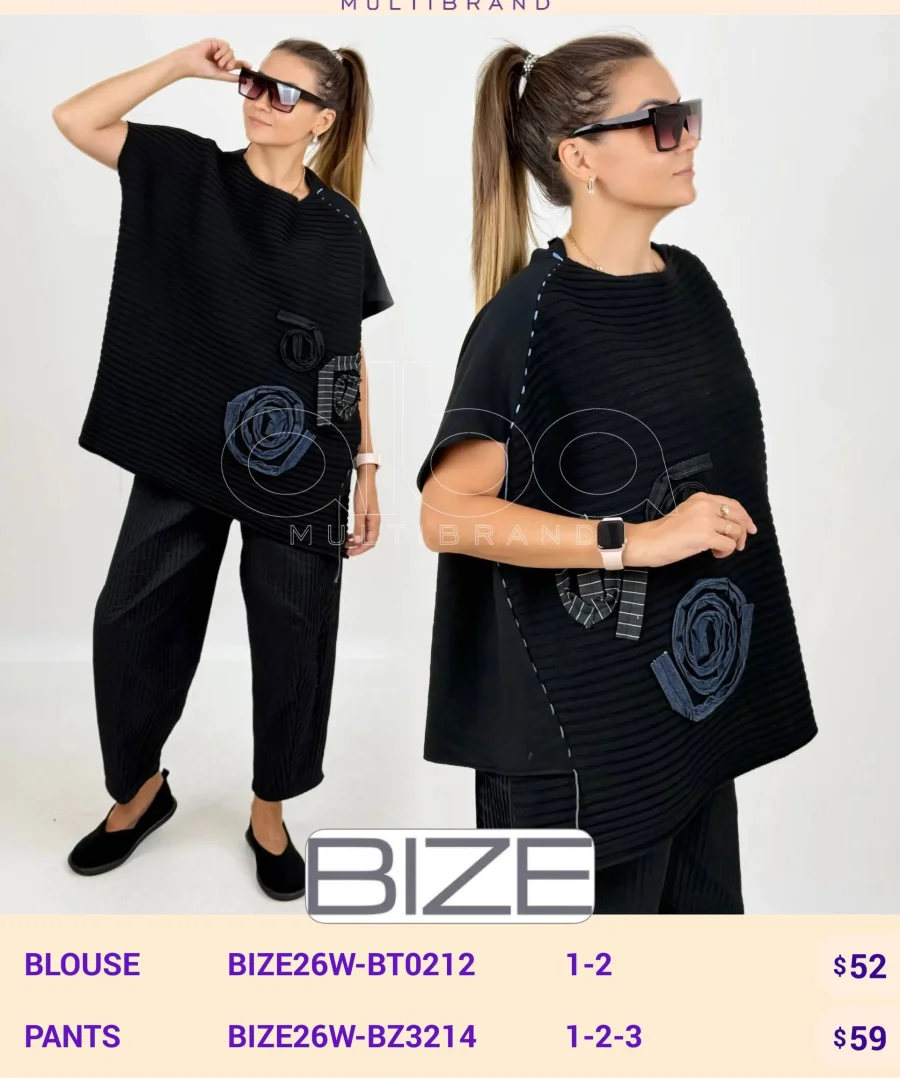 Блузка BIZE (Not specified, модель BIZE26W-BT0212) оптом