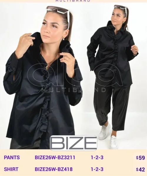 Рубашка BIZE (Not specified, модель BIZE26W-BZ418) оптом