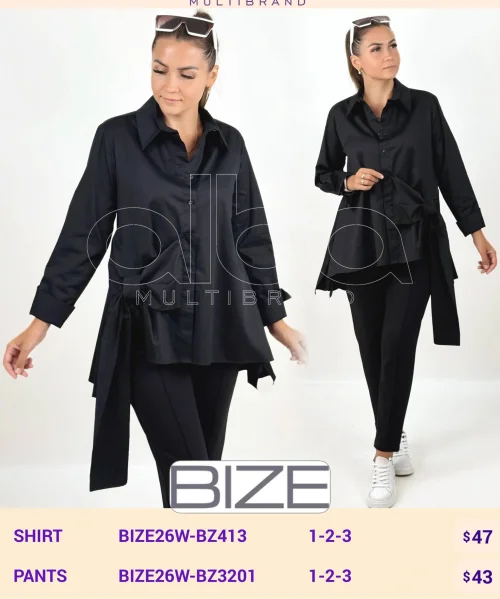 Рубашка BIZE (модель BIZE26W-BZ413) оптом