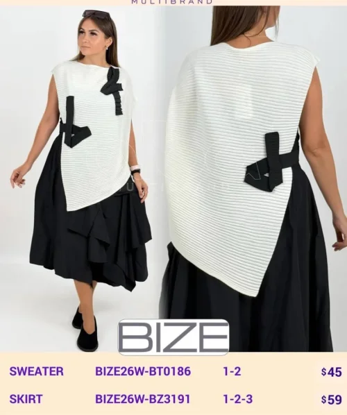Свитер BIZE (Not specified, модель BIZE26W-BT0186) оптом