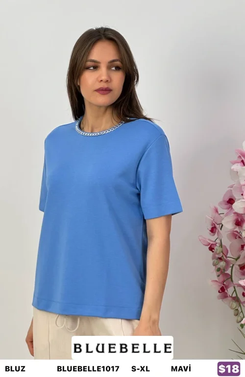 Блузка Bluebelle (Синий, модель BLUEBELLE1017) оптом