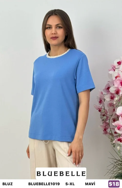 Блузка Bluebelle (Синий, модель BLUEBELLE1019) оптом