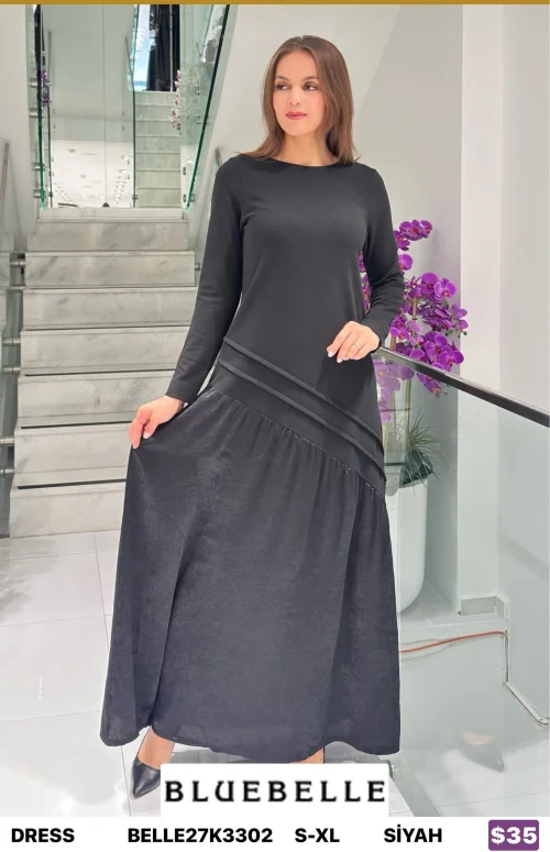 Платье Bluebelle (Black, модель BELLE27K3302) оптом