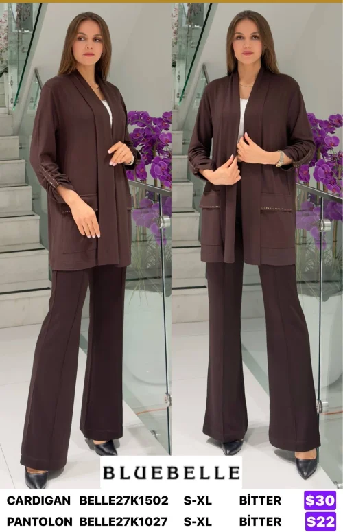 Брюки Bluebelle (Brown, модель BELLE27K1027) оптом