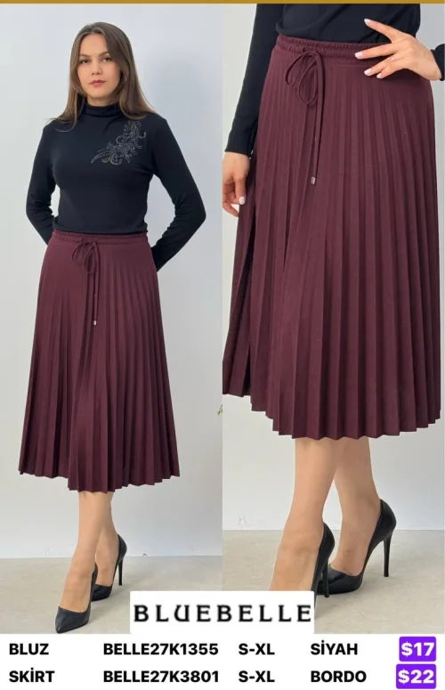 Юбка Bluebelle (Burgundy, модель BELLE27K3801) оптом