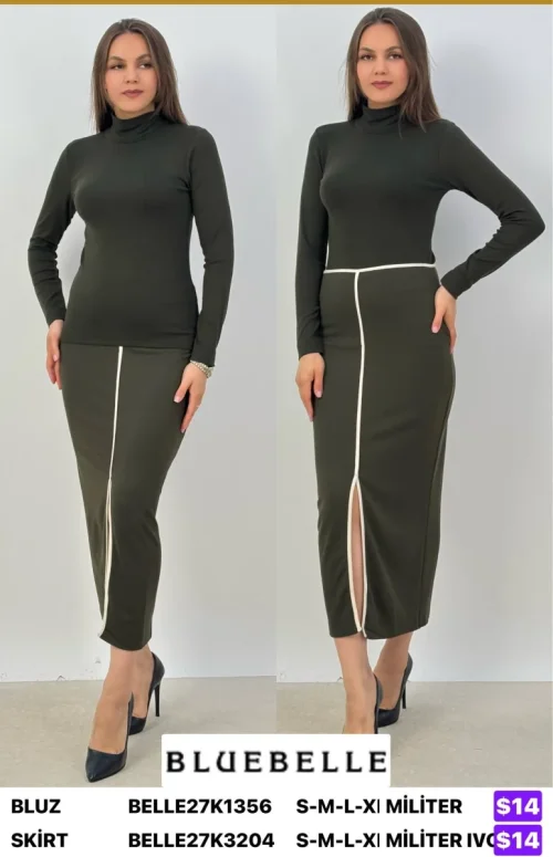 Блузка Bluebelle (Olive, модель BELLE27K1356) оптом