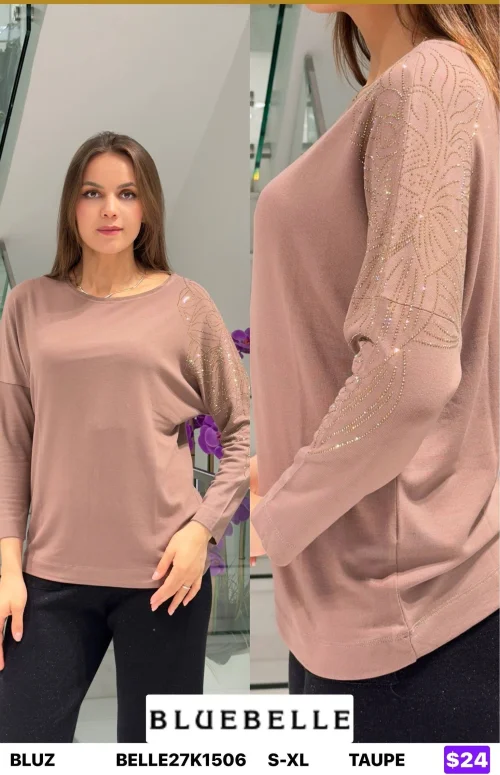 Блузка Bluebelle (Beige, модель BELLE27K1506) оптом