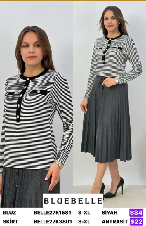 Юбка Bluebelle (Dark gray, модель BELLE27K3801) оптом