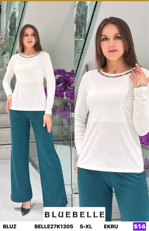 Блузка Bluebelle (Cream, модель BELLE27K1305) оптом