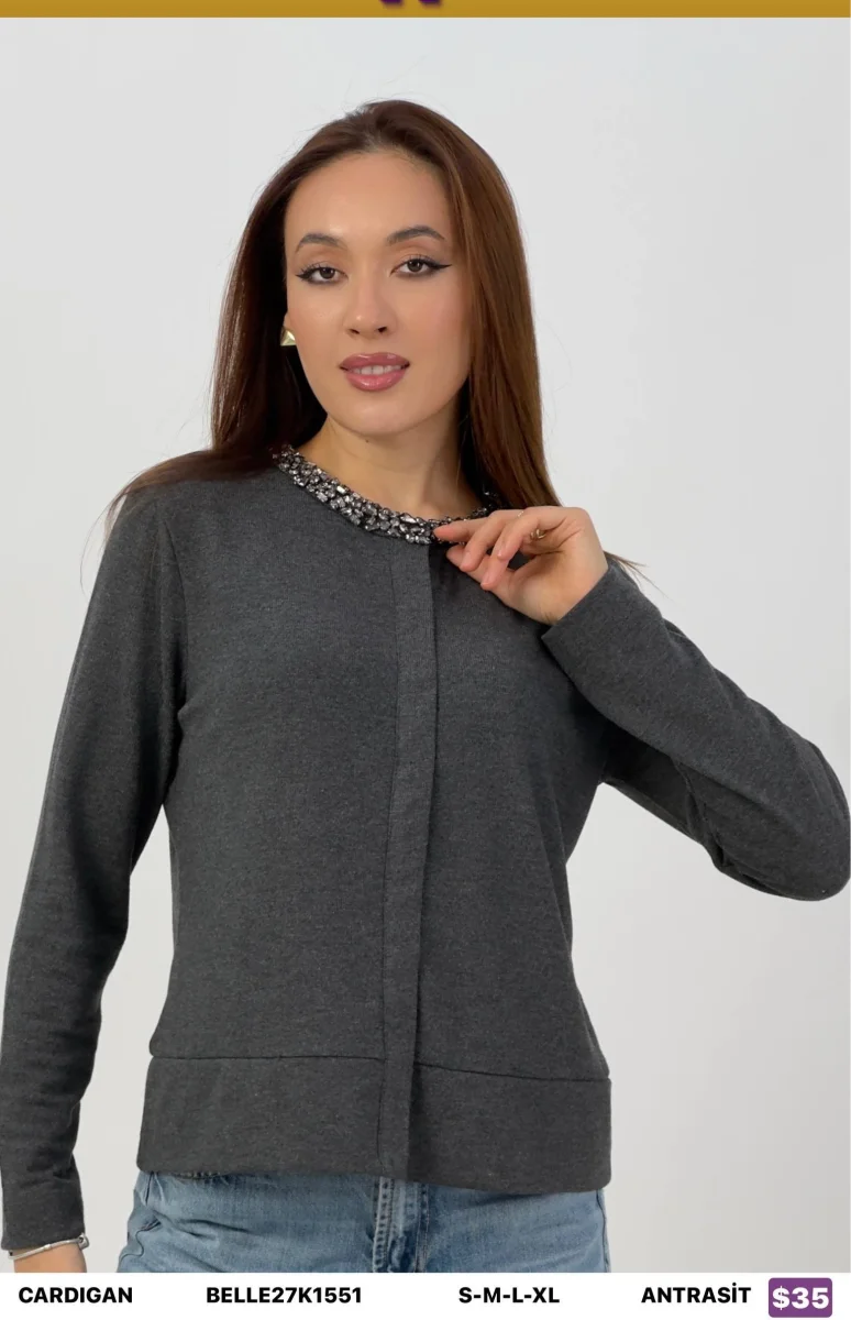 Кардиган Bluebelle (Dark gray, модель BELLE27K1551) оптом
