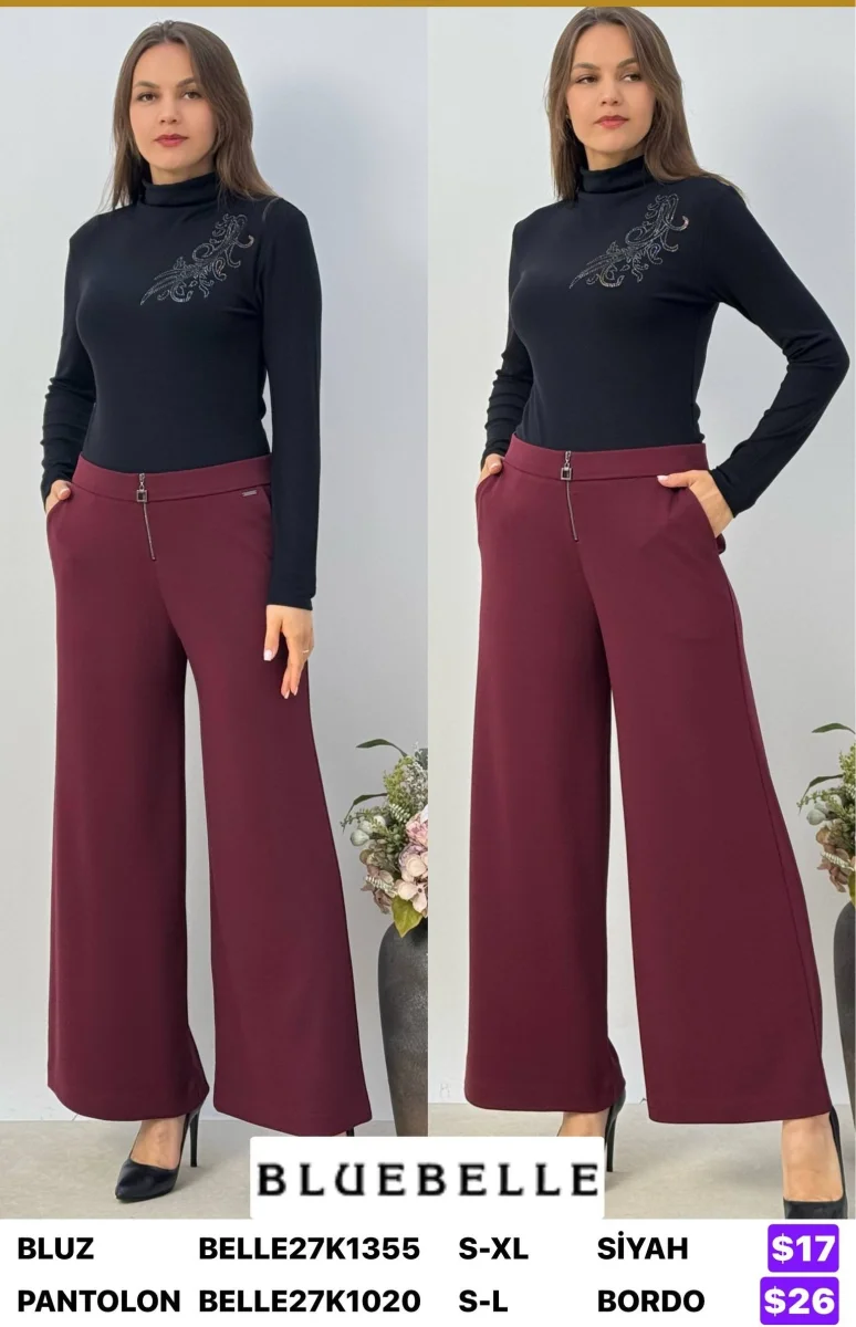 Блузка Bluebelle (Black, модель BELLE27K1355) оптом