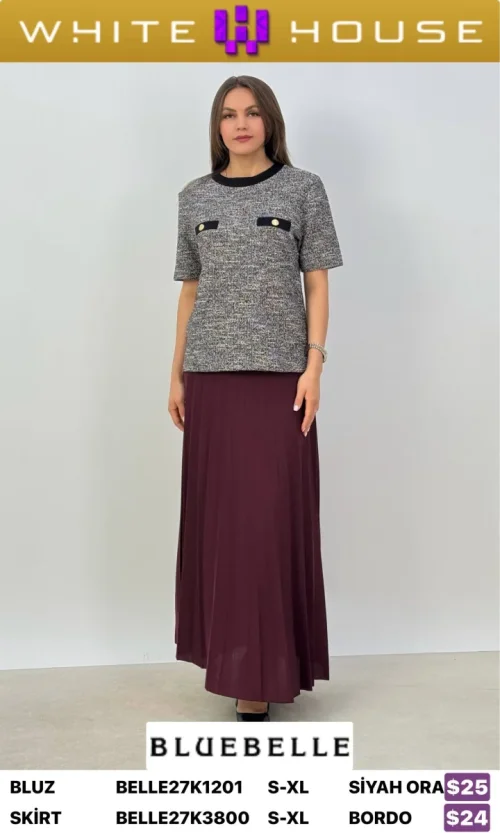 Юбка Bluebelle (Burgundy, модель BELLE27K3800) оптом