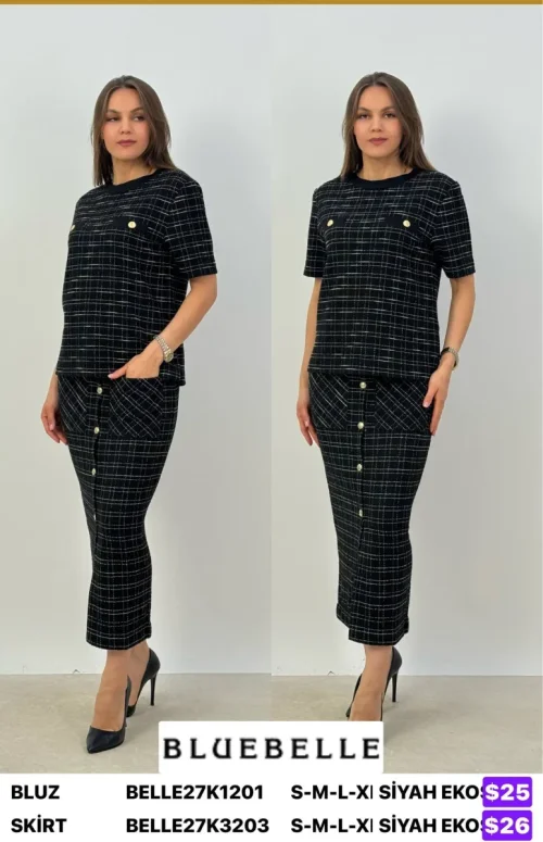 Блузка Bluebelle (Black, модель BELLE27K1201) оптом