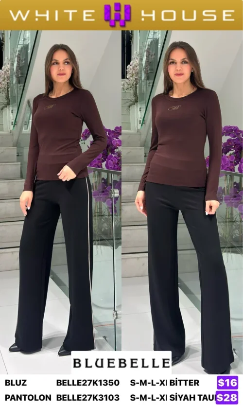 Блузка Bluebelle (Brown, модель BELLE27K1350) оптом