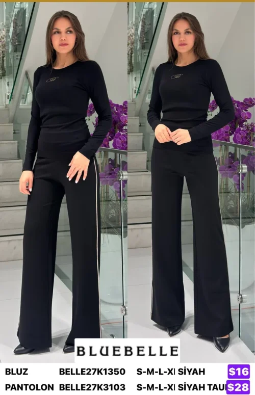 Блузка Bluebelle (Black, модель BELLE27K1350) оптом